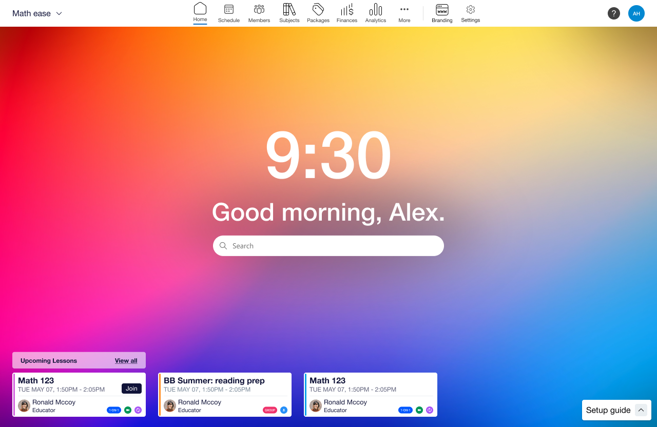 Noonclass - Operating System for Independent Tutors