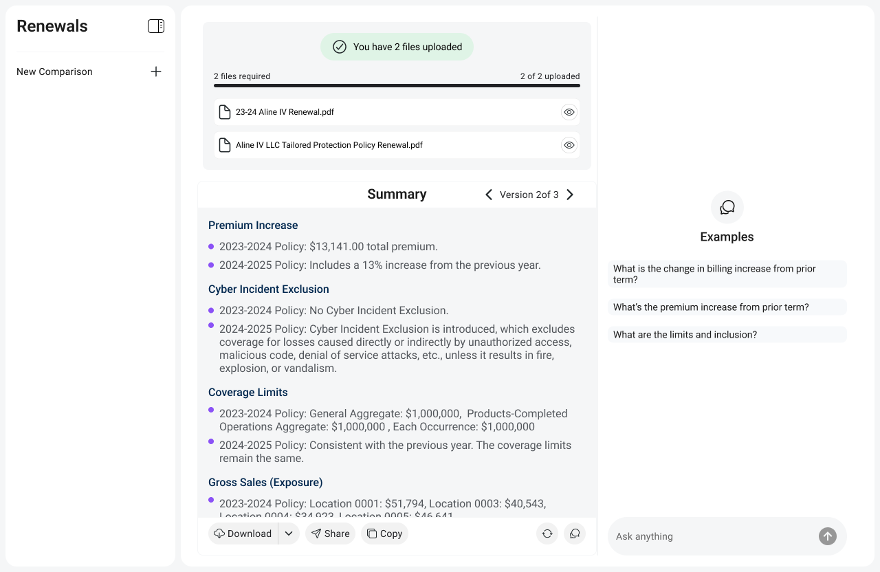 InsuredInsights - AI Policy Renewal Intelligence